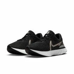 Nike Women's React Infinity Run Flyknit 3 (009 - Black/Metallic Silver/Anthracite) -THE OFFICE PARTY EDIT SHOP AC186482 C348 4366 BBFB 81652954AED5