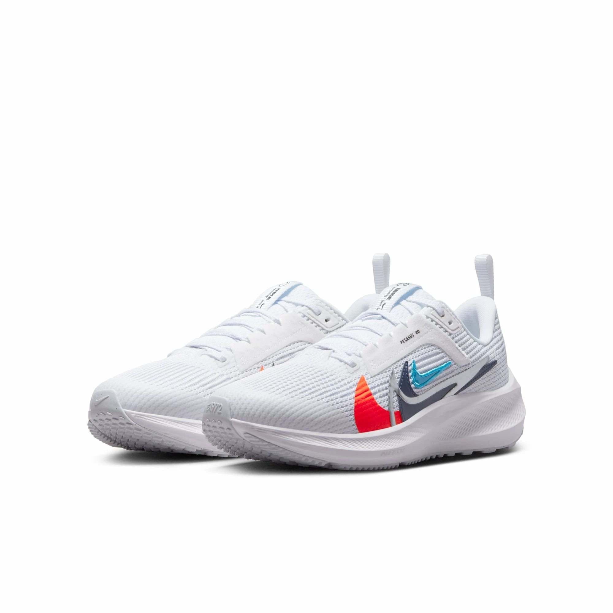 Nike Kid's Air Zoom Pegasus 40 Premium (100 - White/Multi-Color-Football Grey) 4 Nike Kid's Air Zoom Pegasus 40 Premium (100 - White/Multi-Color-Football Grey) - Image 4