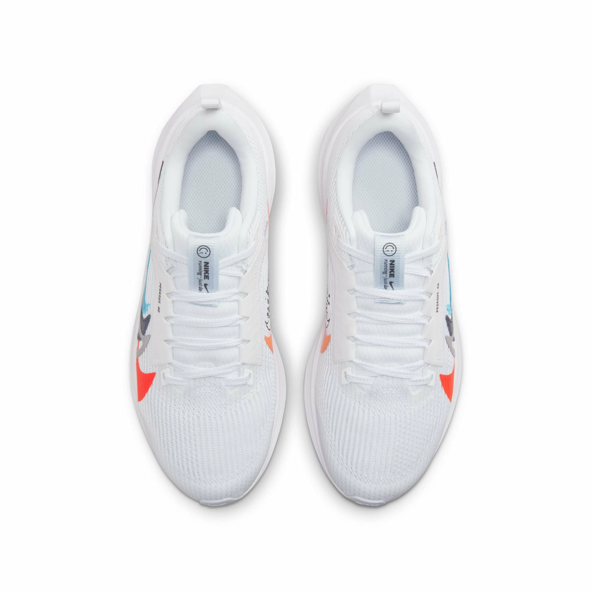 Nike Kid's Air Zoom Pegasus 40 Premium (100 - White/Multi-Color-Football Grey) 6 Nike Kid's Air Zoom Pegasus 40 Premium (100 - White/Multi-Color-Football Grey) - Image 6