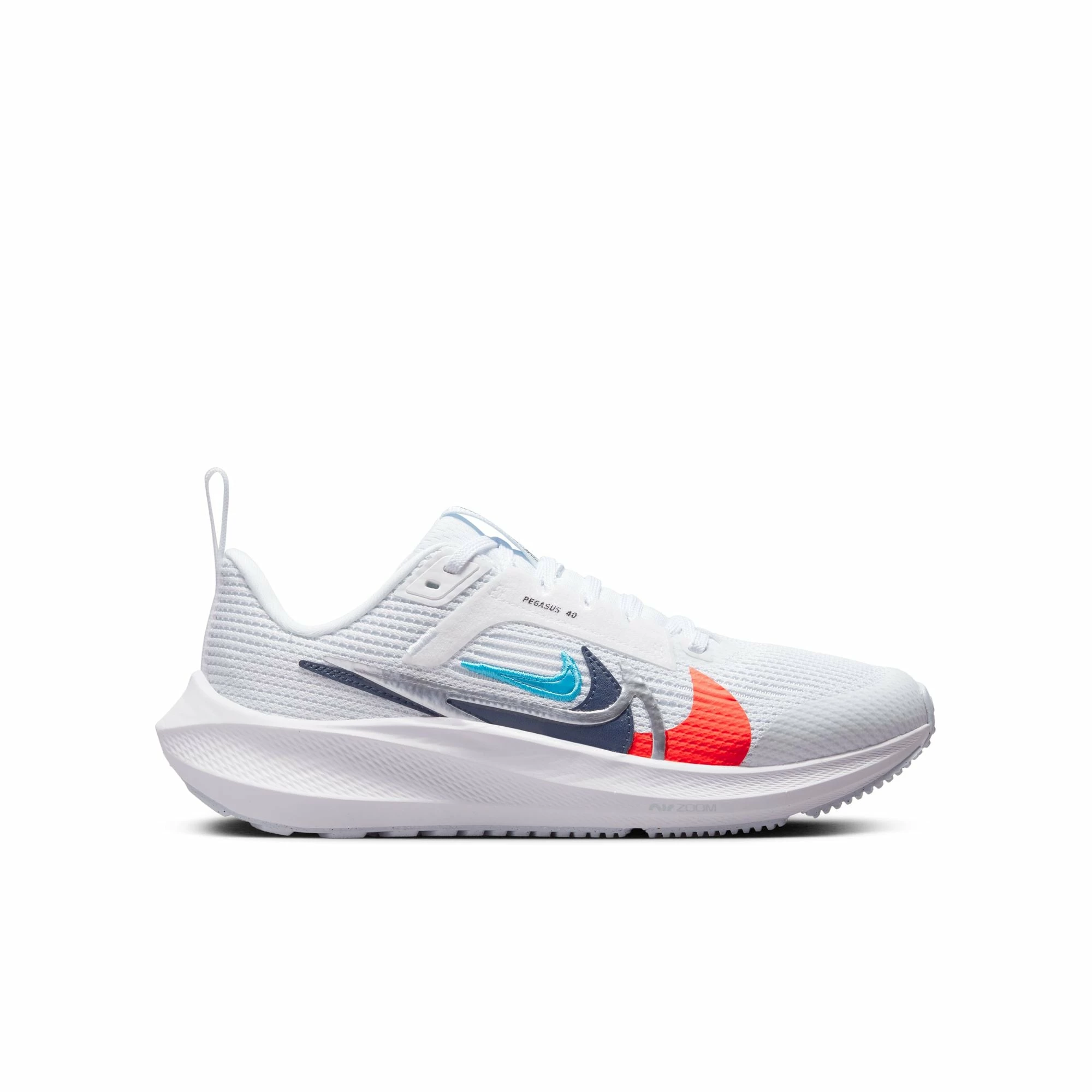 Nike Kid's Air Zoom Pegasus 40 Premium (100 - White/Multi-Color-Football Grey) 1 Nike Kid's Air Zoom Pegasus 40 Premium (100 - White/Multi-Color-Football Grey)