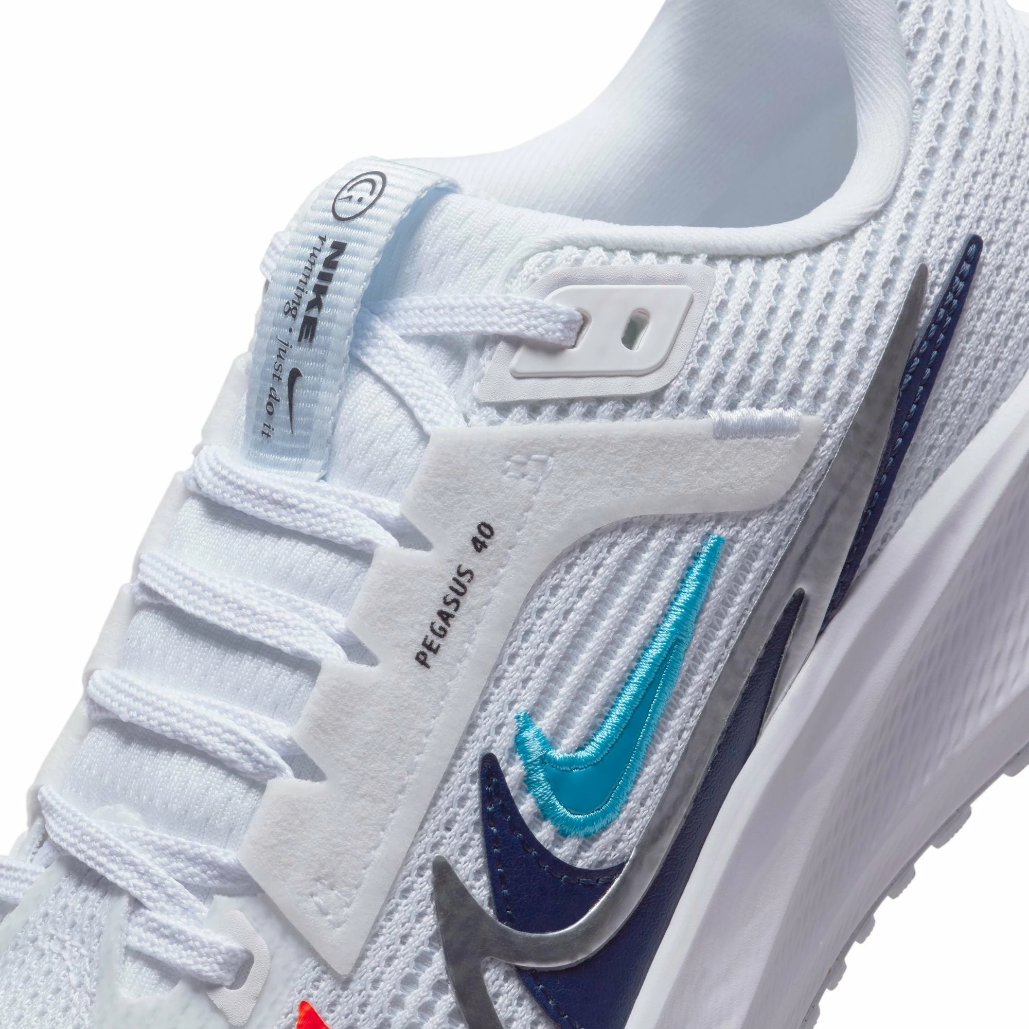 Nike Kid's Air Zoom Pegasus 40 Premium (100 - White/Multi-Color-Football Grey) 10 Nike Kid's Air Zoom Pegasus 40 Premium (100 - White/Multi-Color-Football Grey) - Image 10