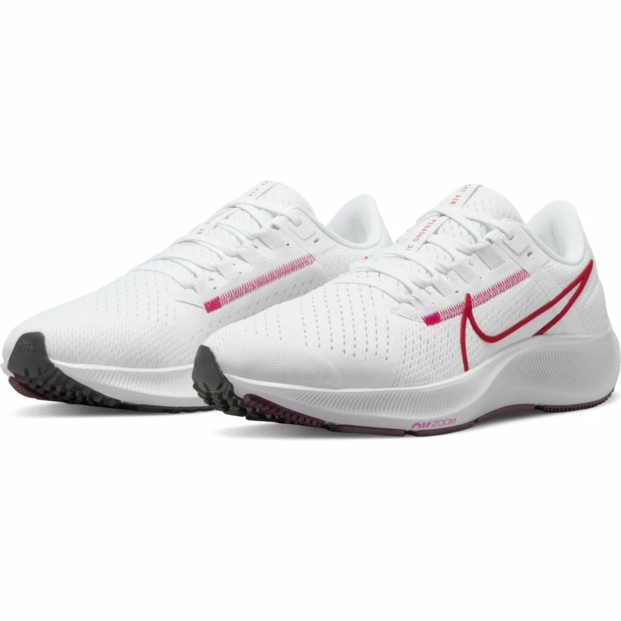 Nike Women’s Zoom Pegasus 38 (106 - White/Mystic Hibiscus/Iris Whisper) 6 Nike Women’s Zoom Pegasus 38 (106 - White/Mystic Hibiscus/Iris Whisper) - Image 6
