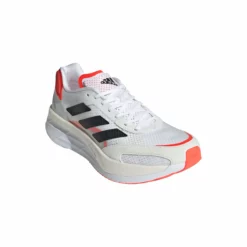 ADIDAS Men's Adizero Boston 10 (White/Core Black/Solar Red) -THE OFFICE PARTY EDIT SHOP C7E59B5A B659 42AB A255 0FDDE06BAC2C
