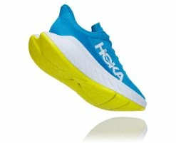 Hoka Women’s Carbon X 2 (DBCTR - Diva Blue/Citrus) -THE OFFICE PARTY EDIT SHOP CEB32FA6 FED3 4761 A18A 3D0204E34AF5