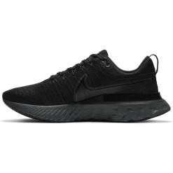 Nike Men's React Infinity Run Flyknit 2 (003 - Black/Black-Black-Iron Grey)