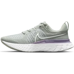 Nike Women's React Infinity Run Flyknit 2 (005 - Light Silver/White-Infinite Lilac)