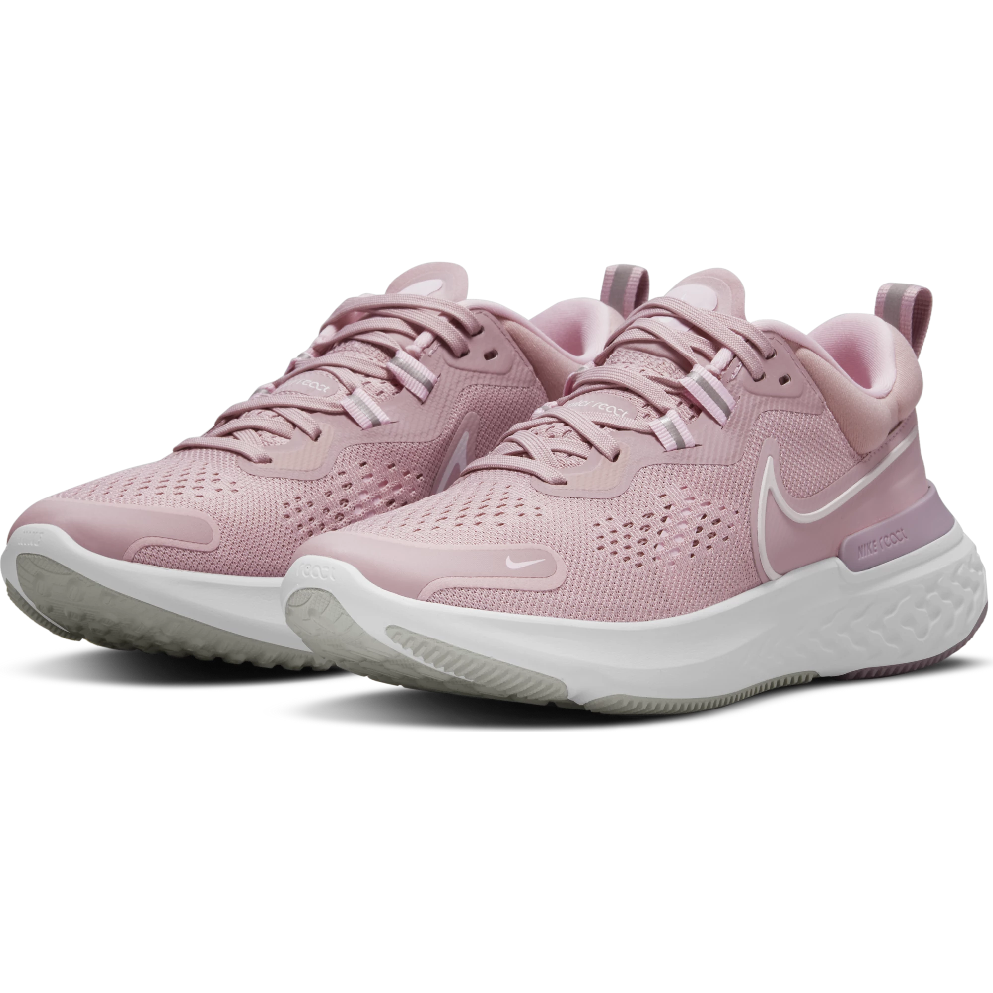 Nike Women's React Miler 2 (500 - Plum Chalk/White-Pink Foam) 3 Nike Women's React Miler 2 (500 - Plum Chalk/White-Pink Foam) - Image 3