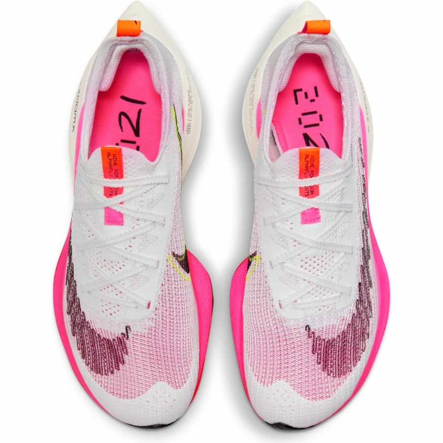 Nike Women's Air Zoom Alphafly NEXT% "Rawdacious" (100 - White/Black-Black-Black) 4 Nike Women's Air Zoom Alphafly NEXT% "Rawdacious" (100 - White/Black-Black-Black) - Image 4