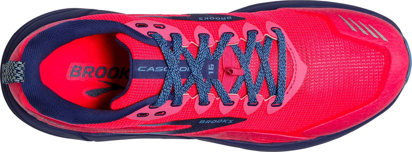 BROOKS Women's Cascadia 16 (647 - Pink/Flambe/Cobalt) 6 BROOKS Women's Cascadia 16 (647 - Pink/Flambe/Cobalt) - Image 6
