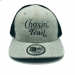 TC Running Co TCRC Chasin' Trail Trucker Hat (Heather Grey/Black)