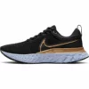 Nike Women’s React Infinity Run Flyknit 2 (009 - Black/Metallic Gold/Ghost)