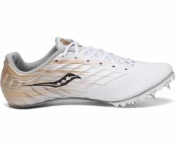 Saucony Women’s Spitfire 5 (3 - White/Gold)