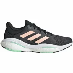 ADIDAS Women’s Solar Glide 5 (Grey Six/Light Flash Orange/Pulse Mint)