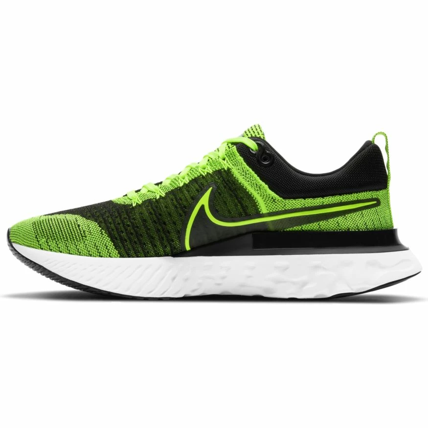 Nike Men's React Infinity Run Flyknit 2 (700 - Volt/Volt/Black) 2 Nike Men's React Infinity Run Flyknit 2 (700 - Volt/Volt/Black) - Image 2