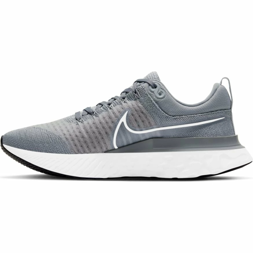 Nike Men's React Infinity Run Flyknit 2 (001 - Particle Grey/White/Grey Fog/Black) 2 Nike Men's React Infinity Run Flyknit 2 (001 - Particle Grey/White/Grey Fog/Black) - Image 2