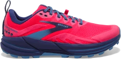BROOKS Women's Cascadia 16 (647 - Pink/Flambe/Cobalt)