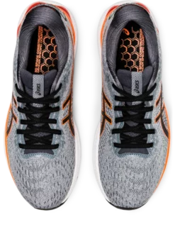 Asics Men’s Gel-Nimbus 24 (020 - Sheetrock/Shocking Orange) -THE OFFICE PARTY EDIT SHOP F3BDEDDF 934F 47CB 897E D82B78E47D00