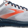 BROOKS Men’s Adrenaline GTS 22 (004 - Arctic/Red/Titan)