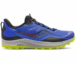 Saucony Men's Peregrine 12 (25 - Blue Raz/Acid)