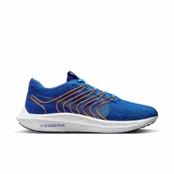 Nike Men's Pegasus Turbo Flyknit Next Nature (400 - Game Royal/University Blue/Vivid Orange)