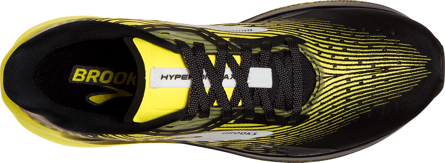 BROOKS Men’s Hyperion Max (078 - Black/Blazing Yellow/White 4 BROOKS Men’s Hyperion Max (078 - Black/Blazing Yellow/White - Image 4