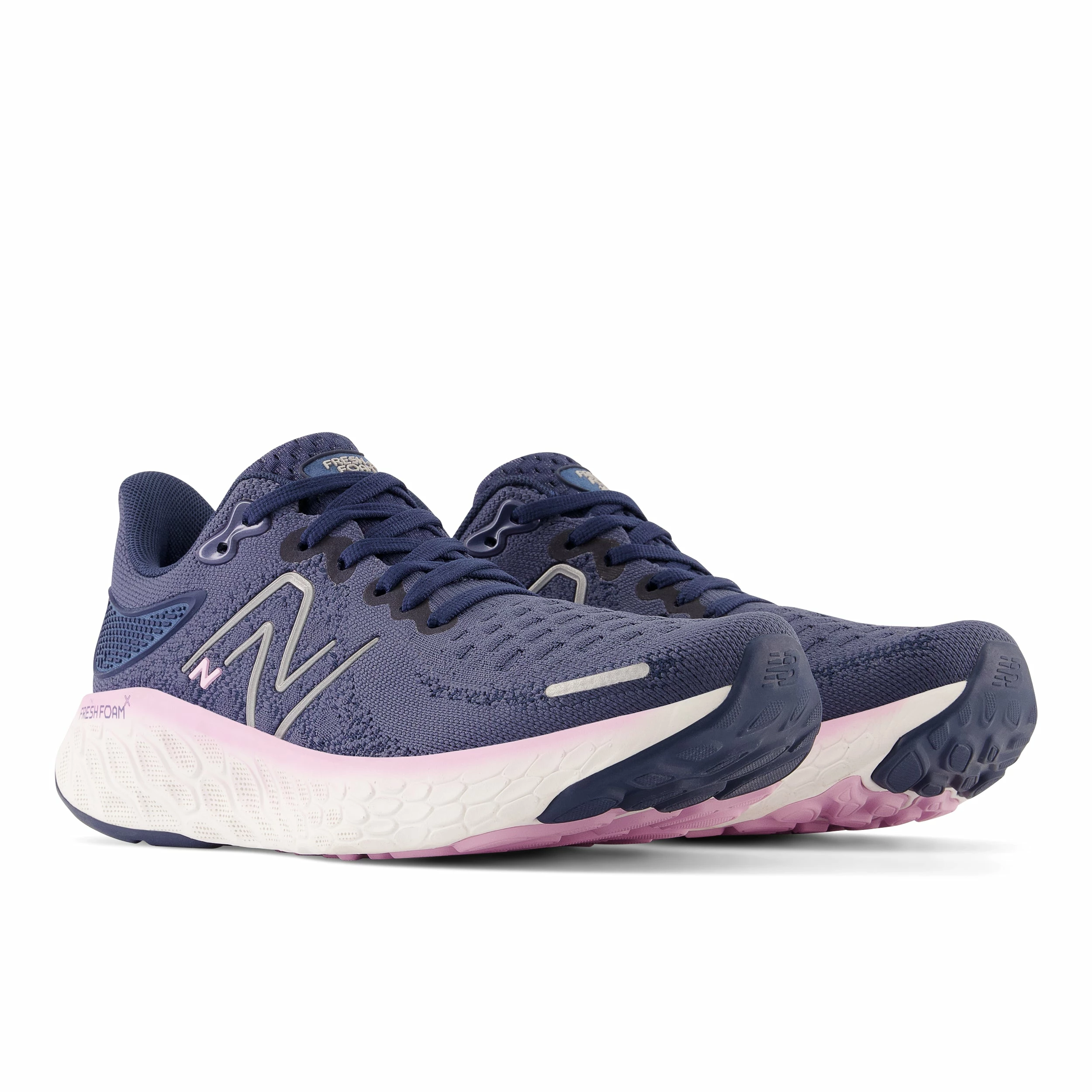 New Balance Women's Fresh Foam X 1080v12 (Q - Vintage Indigo/Lilac Cloud/Silver Metalic) 3 New Balance Women's Fresh Foam X 1080v12 (Q - Vintage Indigo/Lilac Cloud/Silver Metalic) - Image 3