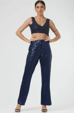 Hem’d Riva Blue Sequin Pant