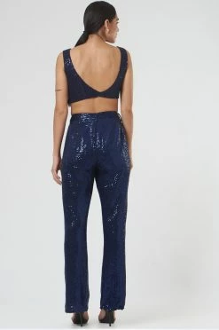 Hem’d Riva Blue Sequin Pant -THE OFFICE PARTY EDIT SHOP IMG 6606