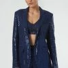 Hem’d Riva Blue Sequin Blazer