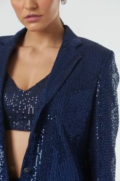 Hem’d Riva Blue Sequin Blazer -THE OFFICE PARTY EDIT SHOP IMG 7257