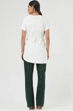 Hem’d Serene White Asymmetric Top With Belt -THE OFFICE PARTY EDIT SHOP IMG 7338