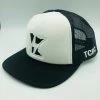 TC Running Co TCRC MN Bolt Foamie Trucker Cap (White/Black)