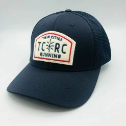 TC Running Co TCRC "Felt Patch" Performance Trucker Cap (Navy)