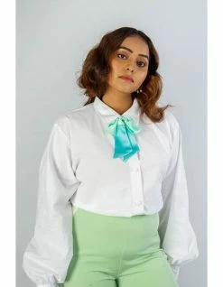 Not So Pink Sea Green Color Block Bowtie -THE OFFICE PARTY EDIT SHOP NSP BOW 01 3 d77ce62a b951 42ea 9c4c fd7395eddd8d