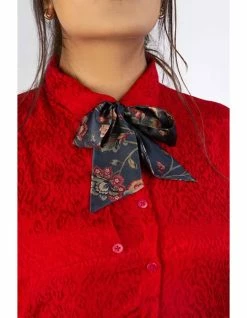 Not So Pink Dark Grey Printed Bowtie