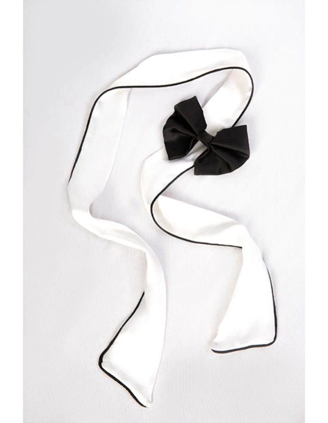 Not So Pink White And Black Bowtie 4 Not So Pink White And Black Bowtie - Image 4