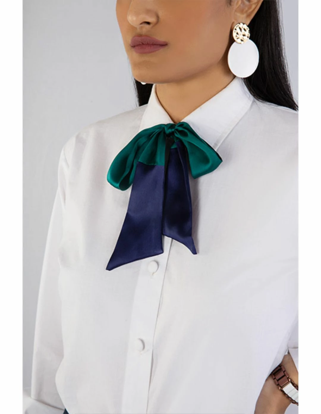 Not So Pink Green Colorblock Bowtie 1 Not So Pink Green Colorblock Bowtie