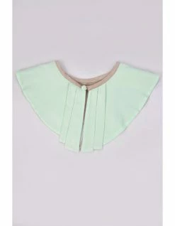 Not So Pink Green Reversible Pleated Collar -THE OFFICE PARTY EDIT SHOP NSP Collars 02 3 8b09959d 4a19 4b25 bb71 f867a347a8c9
