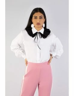 Not So Pink Black Box Pleat Front Tie Collar 8 Not So Pink Black Box Pleat Front Tie Collar -THE OFFICE PARTY EDIT SHOP NSP Collars 03 3 0d2b6c61 9b09 4702 9d61 1edf9074f8ee