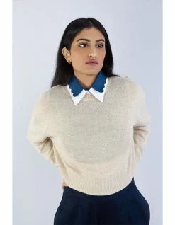 Not So Pink Blue Detachable Dual Collar