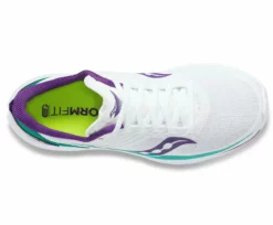 Saucony Women's Kinvara 12 "Hot Streak" (116 - White/Jade) -THE OFFICE PARTY EDIT SHOP S10619 116 3