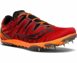 Saucony Men's Carrera XC 3 (2 - Red/Orange)