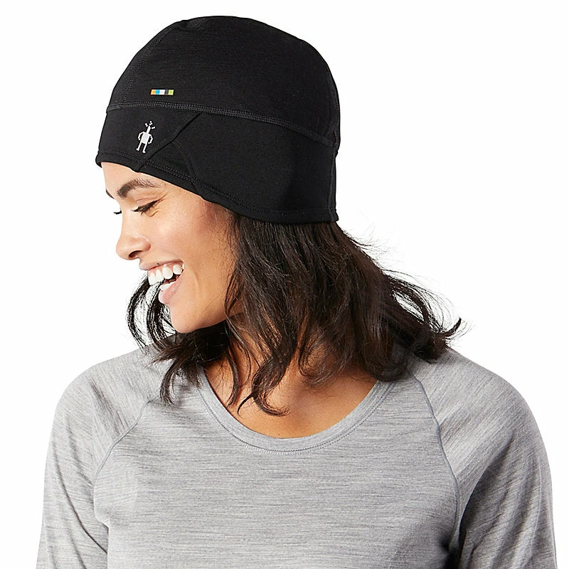 Smartwool Women's Merino Sport Fleece Training Beanie (001- Black) 2 Smartwool Women's Merino Sport Fleece Training Beanie (001- Black) - Image 2