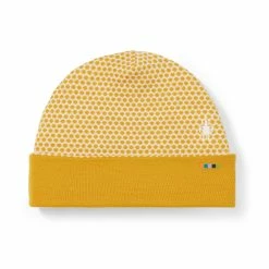 Smartwool Thermal Merino Reversible Pattern Cuffed Beanie (K79 - Honey Gold Dot)