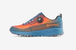 Icebug Men’s NEWRUN BUGrip GTX (9C - Mist Blue/Fire Orange)