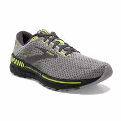 BROOKS Men's Adrenaline GTS 22 (068 -Grey/Pearl/Nightlife) -THE OFFICE PARTY EDIT SHOP brooks 110366068 a