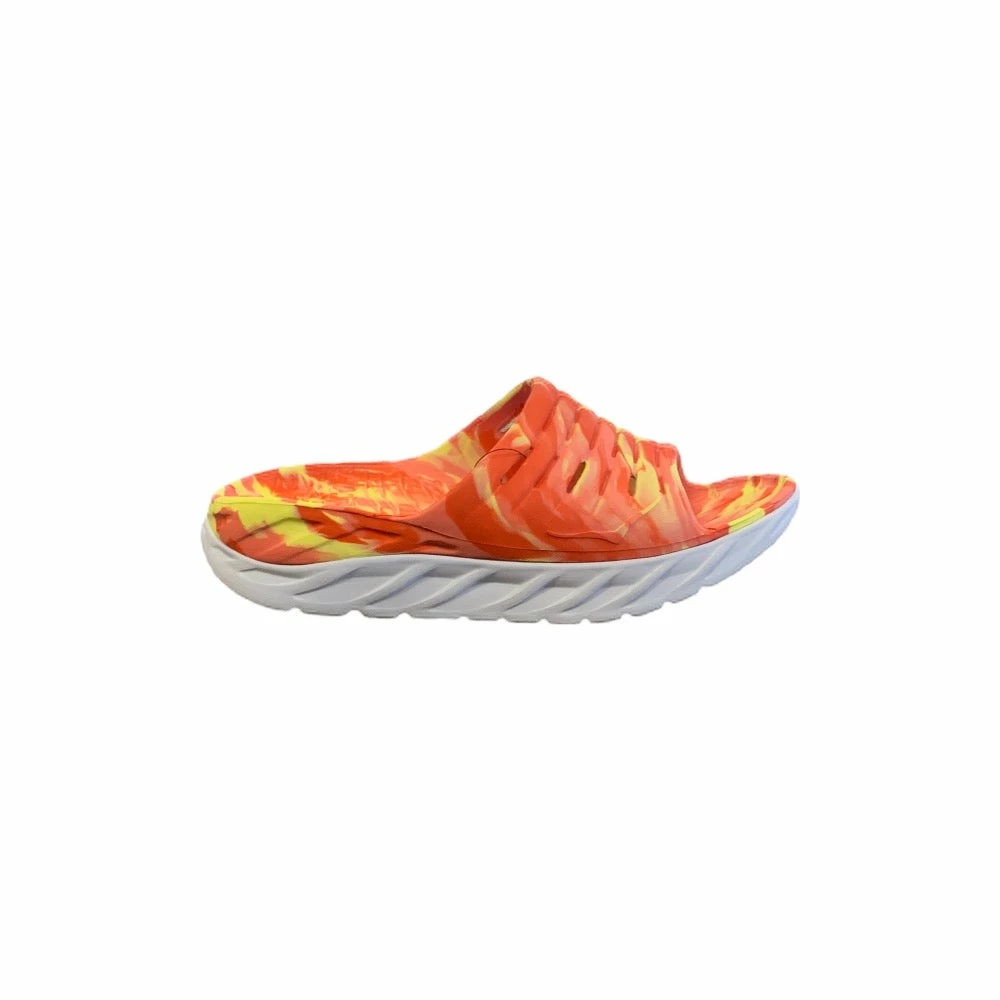 Hoka Unisex Ora Recovery Slide Swirl (YPFS - Yellow Pear/Fiesta) 1 Hoka Unisex Ora Recovery Slide Swirl (YPFS - Yellow Pear/Fiesta)