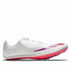 Nike Unisex Zoom 400 Track Spike (100- White/Flash Crimson-Black)