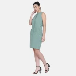 Powersutra Meadow Green Pintucks Shift Dress 7 Powersutra Meadow Green Pintucks Shift Dress -THE OFFICE PARTY EDIT SHOP meadow green pintucks shift dress 2 441df7de 72d4 4716 ac6e 74eb8f90dace
