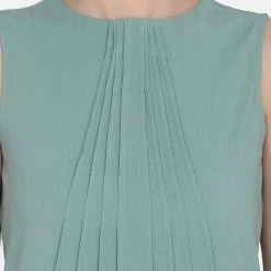 Powersutra Meadow Green Pintucks Shift Dress 9 Powersutra Meadow Green Pintucks Shift Dress -THE OFFICE PARTY EDIT SHOP meadow green pintucks shift dress 4 8de6b5d5 f97e 430c a1e9 0bddd45c41ae